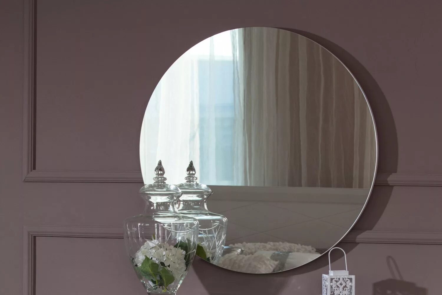 Зеркола. Зеркола. Зеркало в ванную. Зеркало «руан» с подсветкой 80x60 см. Зеркало сбоку.