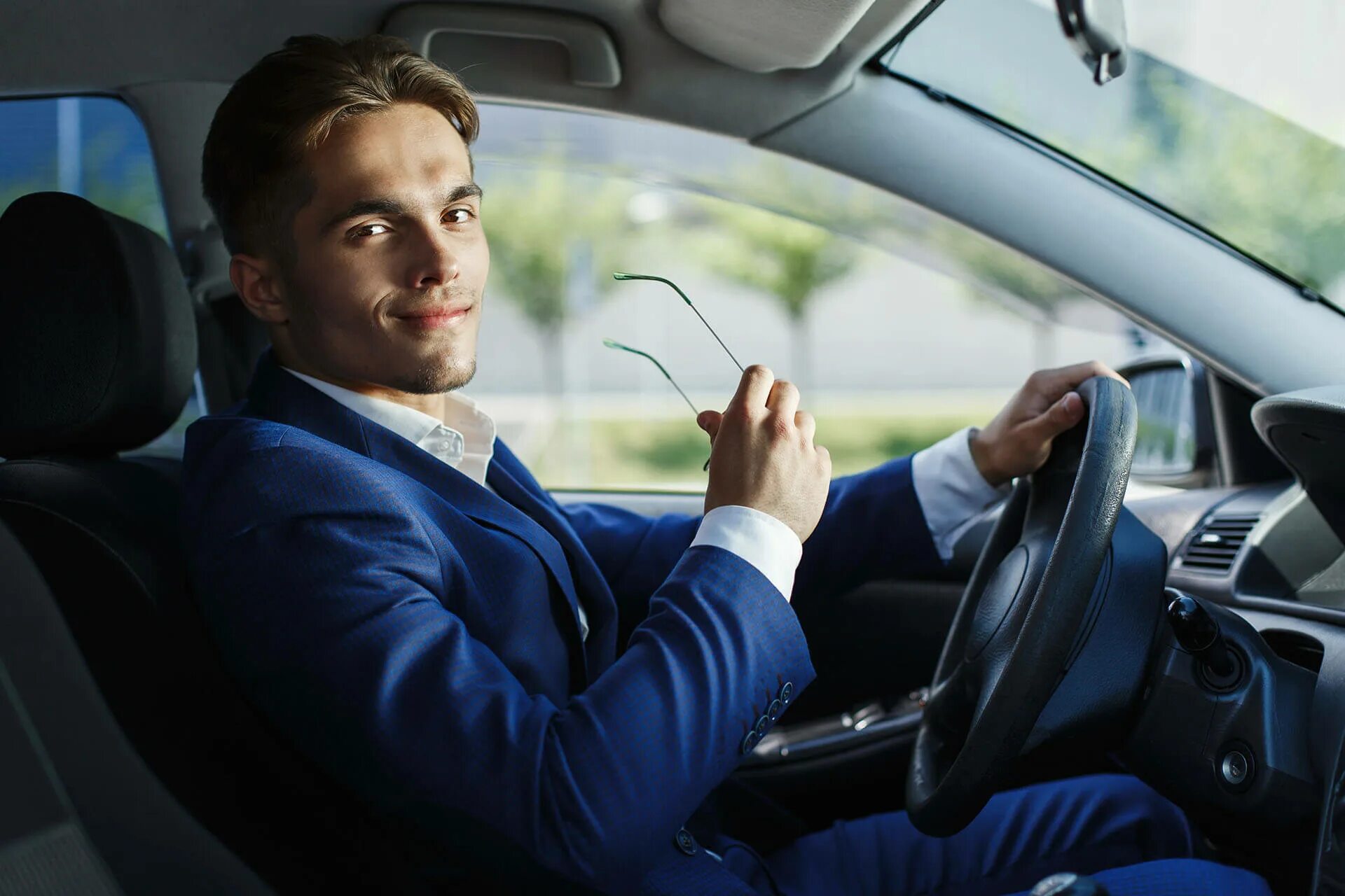He was driving home