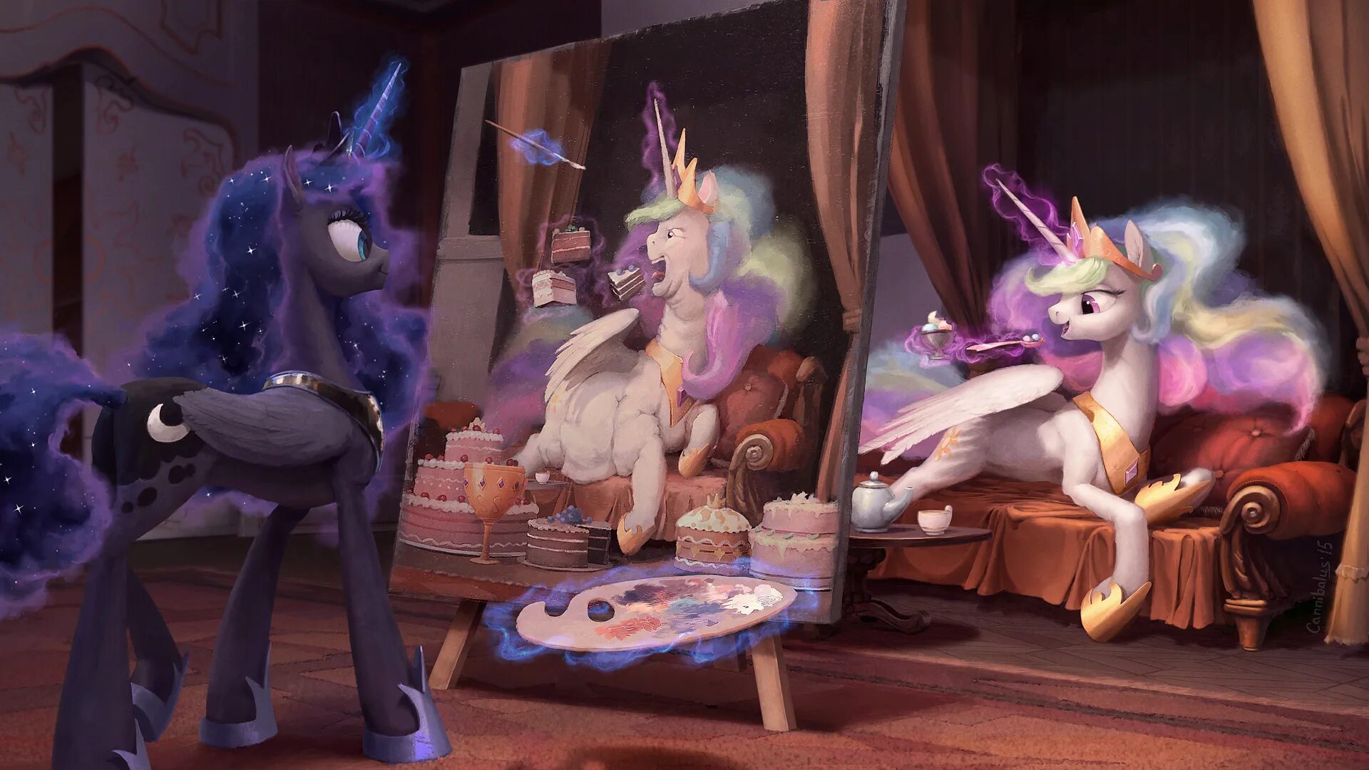 Моя маленькая принцесса пони игра. МЛП Луна с Селестией 18. Принцесса Селестия и принцесса Луна 18. My little Pony магия принцесс Понивилль. Принцесса Молестия и Твайлайт.