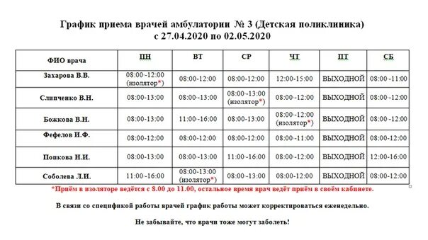 Расписание врачей архангельск. Режим работы врачей в поликлинике. Расписание врачей поликлиники 3. Рпасписаниеработы врачей. Графики работы врачей в поликлинике.