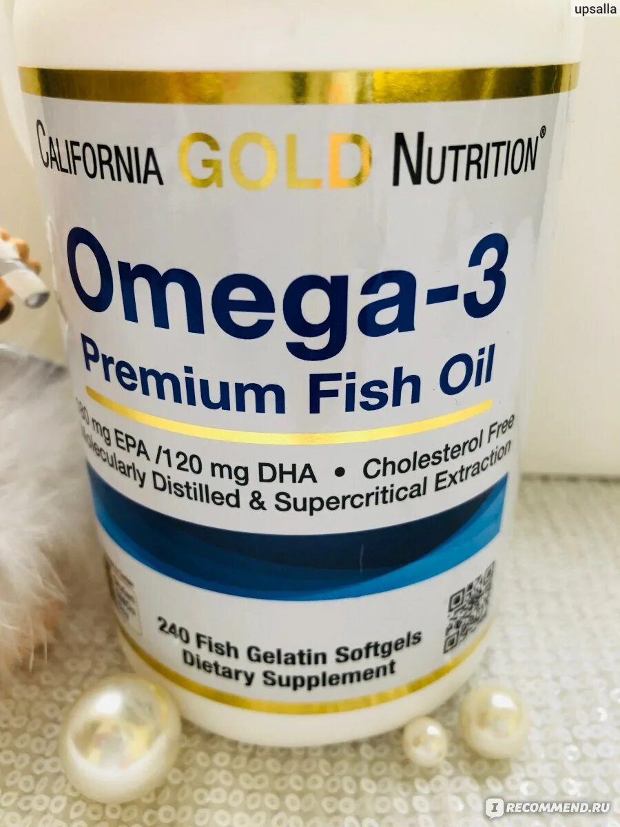 California gold nutrition omega 3 premium fish