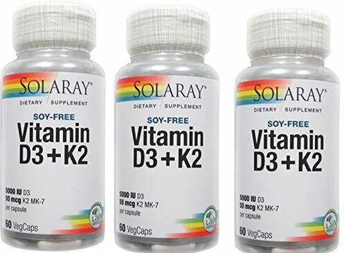 Solaray d3. Витамин д3 к2 Solaray. Витамин д3 к2 5000 Solaray. Solaray d3 k2 120 капсул. Витамин д 3 к2 Solaray 60.