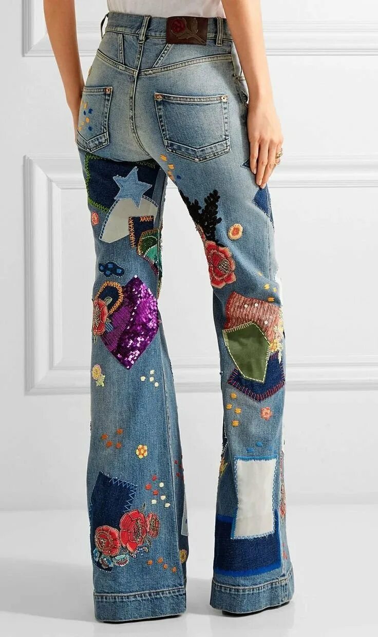 Роберто Кавалли джинсы. Разрисованные джинсы. Джинсы декорированные. Разукрашенные джинсы. Как украсить джинсы