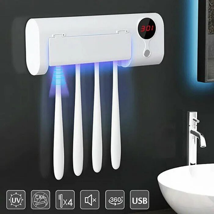 органайзер‑стерилизатор для зубных щёток. ультрафиолетовый стерилизатор для зубных щёток xiaomi youpin jjj. держатель для щеток с ультрафиолетом. держатель для щеток с ультрафиолетом. автоматический дозатор для зубной пасты toothpaste dispenser.