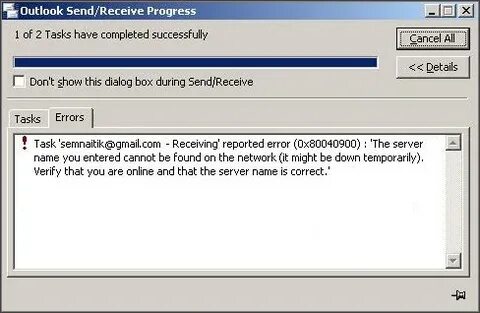 Receive error