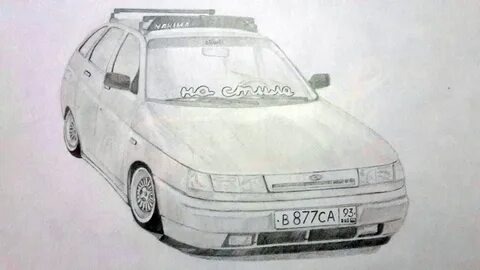 Нарисовать машину 10