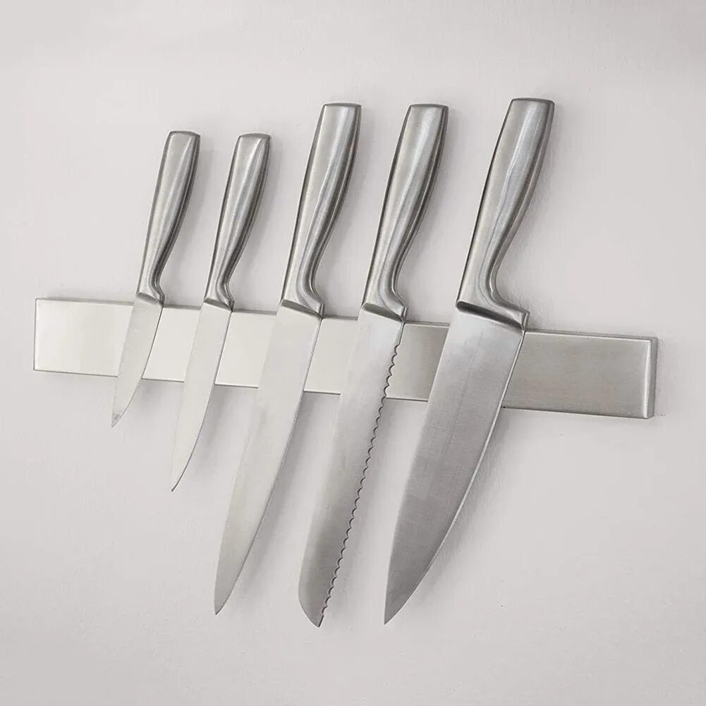 Кухонный нож из нержавеющей стали. Держатель ножа Sirman магнитный pjet42499. Ножи Kitchen Knife Stainless Steel. Держатель для ножей магнитный Steel, 50 см, нержавеющая сталь. Держатель магнитный для ножей магнус34x205x14 см.