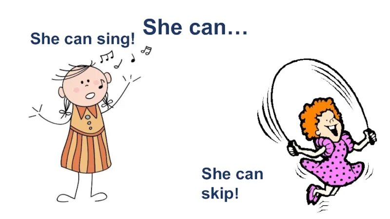 She can t sing. She can. I can Sing картинки. She cans или she can. I can she can для детей с картинками.