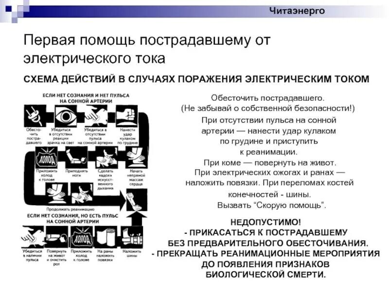 Мероприятия при поражении током. Порядок оказания первой помощи при поражении электрическим токо. Правила оказания первой помощи при поражении электрическим током. Схема действий при поражении электрическим током. 1. Порядок оказания первой помощи при поражении электрическим током..