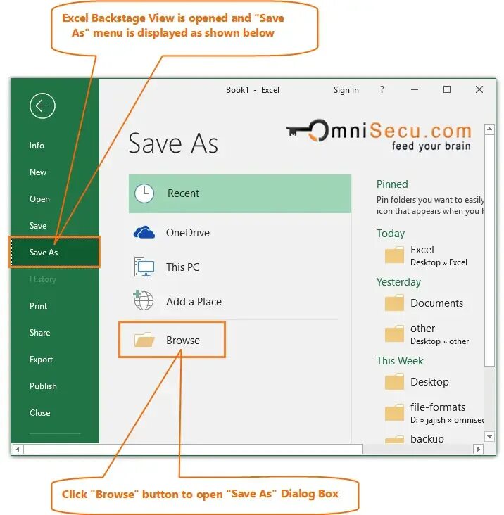 Save menu. Save menu