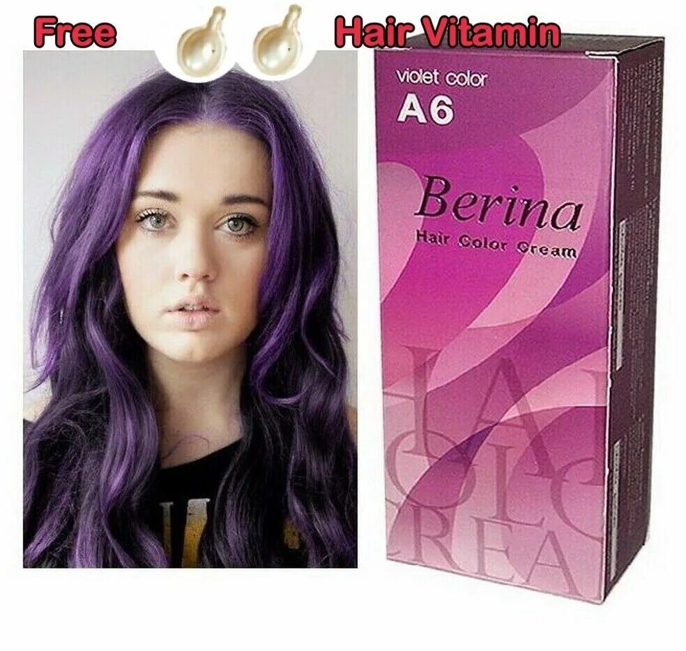 Краска Berina hair Color. Berina hair Color Cream палитра. Berina Violet a6. Фиолетовая краска.