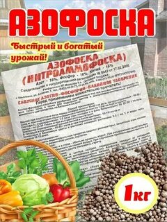 Азофоска удобрение для огорода