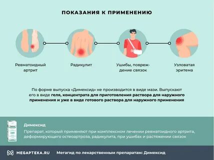 Димексид от подагры компресс
