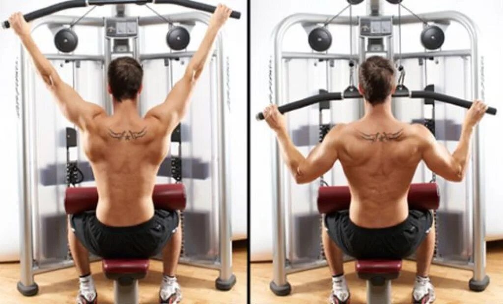 Сделай верх. Lat pulldown тренажер техника. тяга вертикального блока широким хватом. тяга верхнего блока широким хватом. тяга верхнего блока к груди широким хватом.