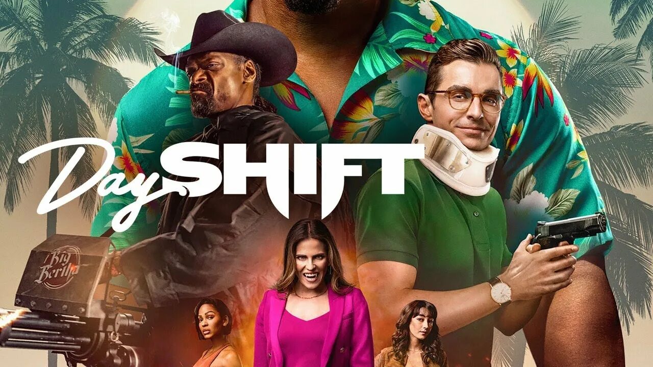 Day shift 2025. Day shift 2025 постер. дневная смена (2025) day shift.