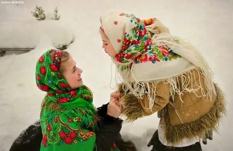 Русский платок для детей
