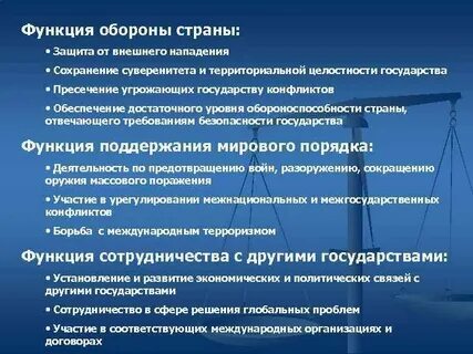 Функции государственных границ