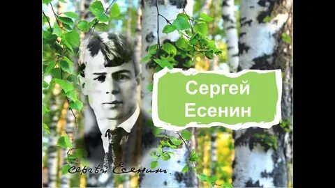 Сергею есенину тема