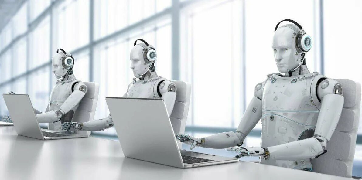 Использование ии в работе. Программные роботы. Офисный робот. Компьютеры и роботы. Робот с искусственным интеллектом.