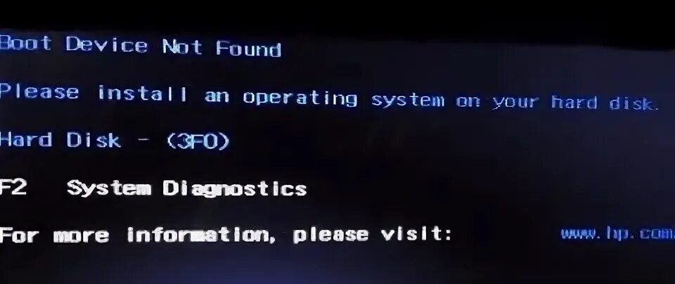 Ошибка 0 3 52. Ошибка hard disk 3f0.