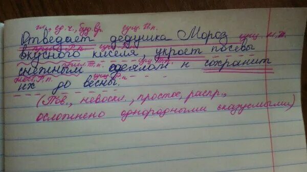 Холодно разбор предложения. Синтаксический разбор предложения мороз. синтаксический разбор мороз. морозец синтаксический разбор. синтаксический разбор предложения дедушка.