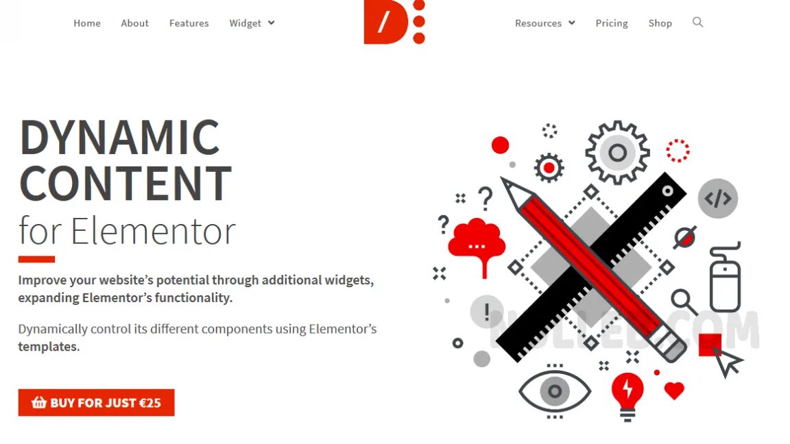 Виджет dynamic port
