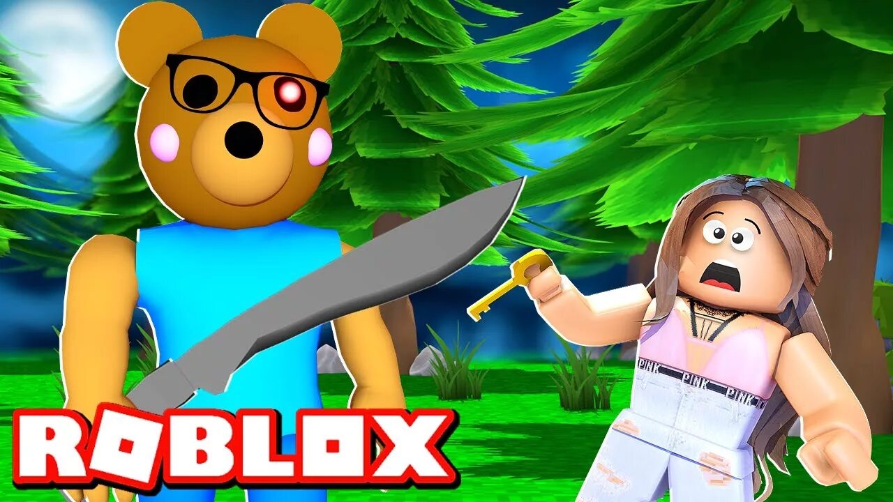 Piggy roblox hunt. Пигги РОБЛОКС. Пигги РОБЛОКС мишка. Bear Roblox.