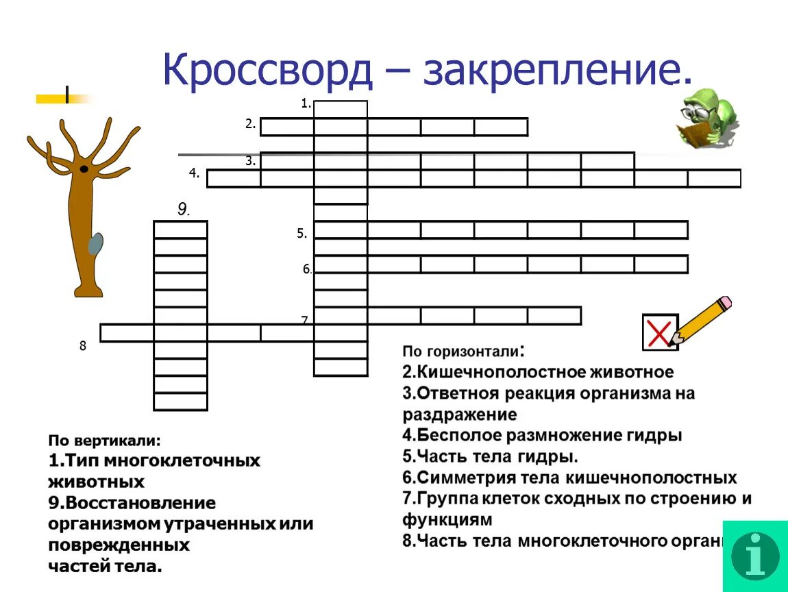 10 вопросов по биологии. Кроссворд на тему Кишечнополостные. Кроссворд по теме Кишечнополостные. Кроссворд биология. Кроссворд на тему Тип Кишечнополостные.