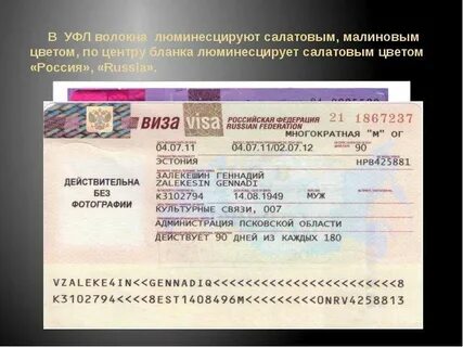 Идентификационный номер визы