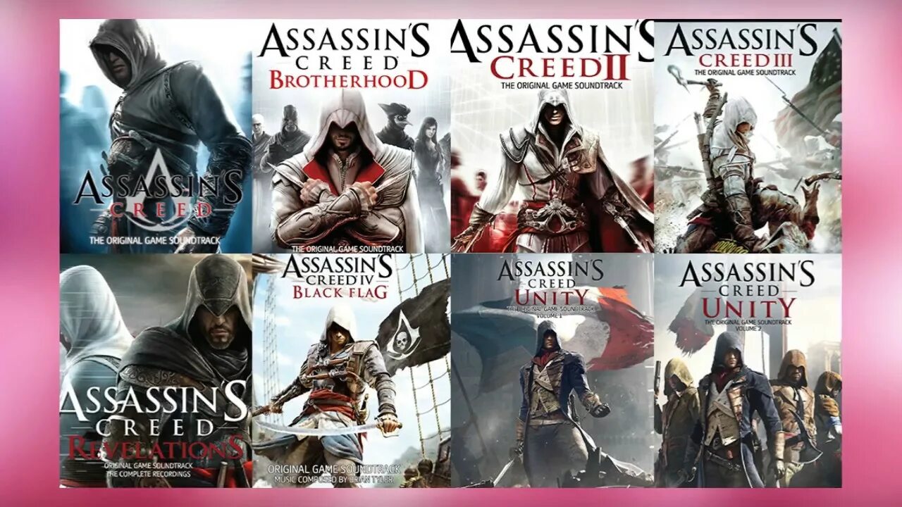 Assassin s лучшие части. Хронология всех игр ассасин Крид. Assassin's Creed антология ПК. Имена всех ассасинов. Все части ассасина.