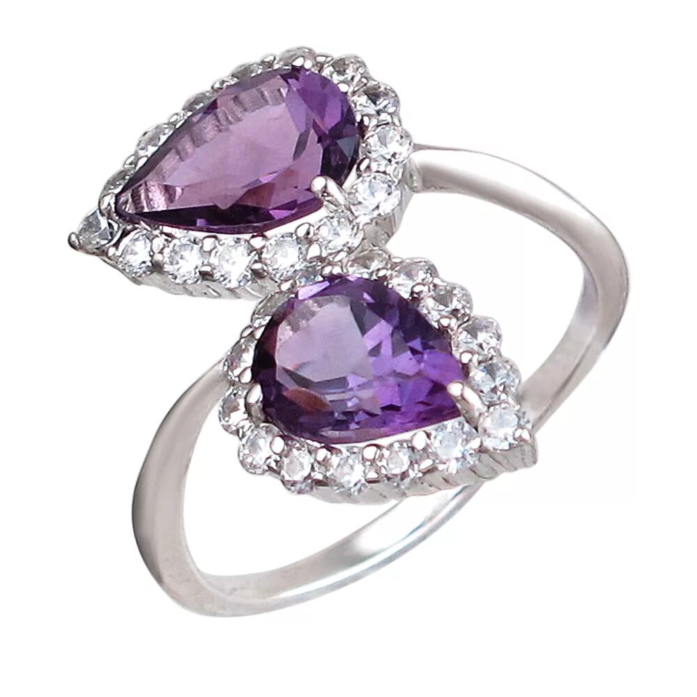 кольцо с топазом лондон серебро. кольцо с сапфиром капля. кольцо с лондон топазом каплей.