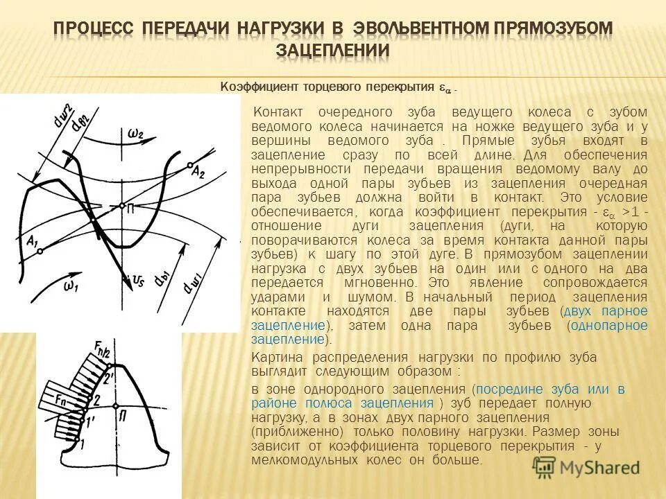 Несколько зубьев