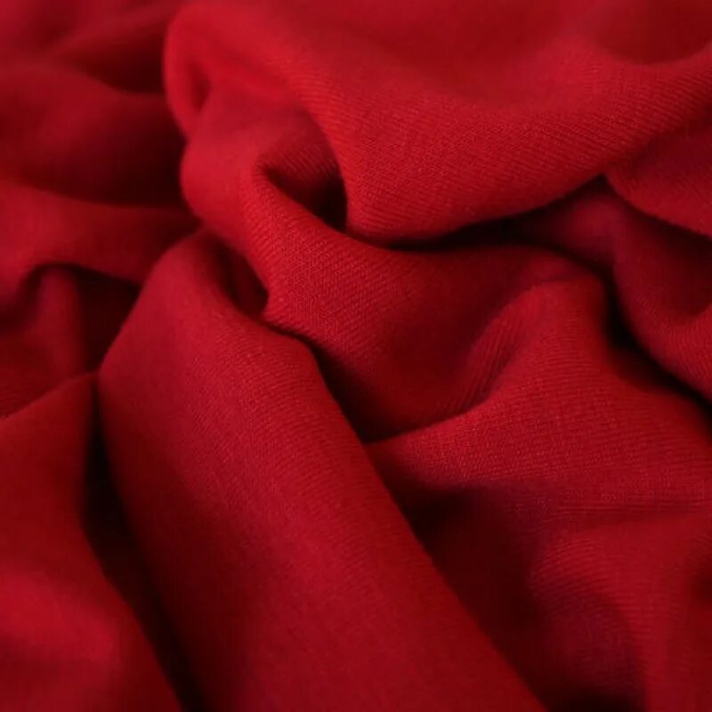 Матовый атлас ткань. Подкладочная ткань красного цвета. Красный плотно. Атласная ткань. Красный плотно.