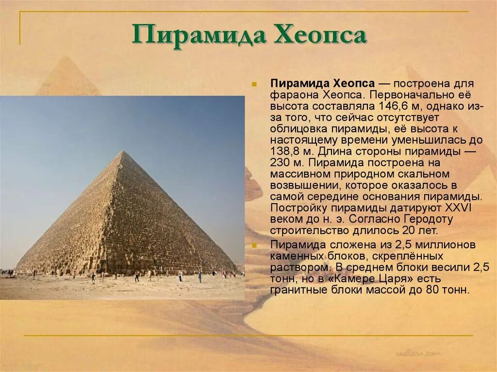 Древний египет строительство пирамиды фараона хеопса
