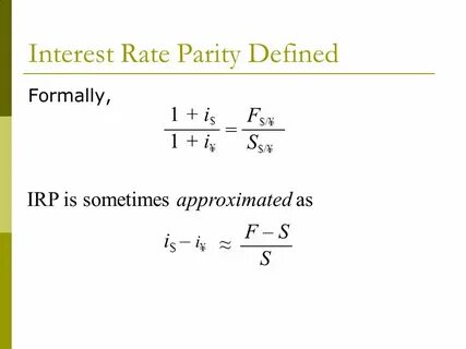 Interest rate is