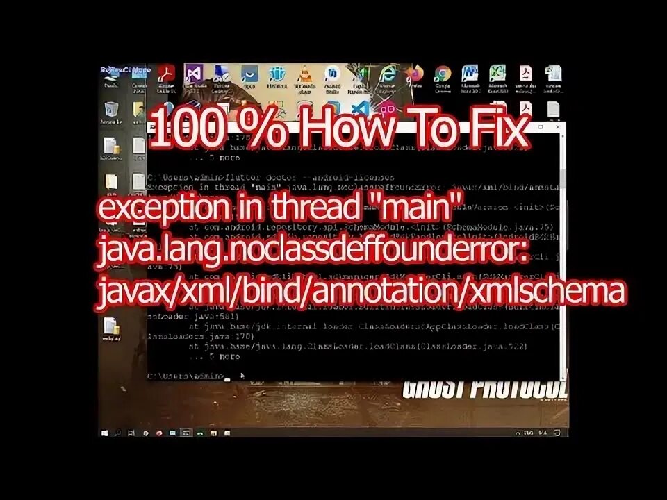 Uncaught exception in thread main. Uncaught exception in thread main