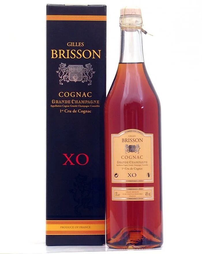 Grande champagne xo. Коньяк Gilles Brisson XO. Коньяк Gilles Brisson grande Champagne. Коньяк Brisson VSOP. Коньяк Gilles Brisson Cognac grande Champagne vs.