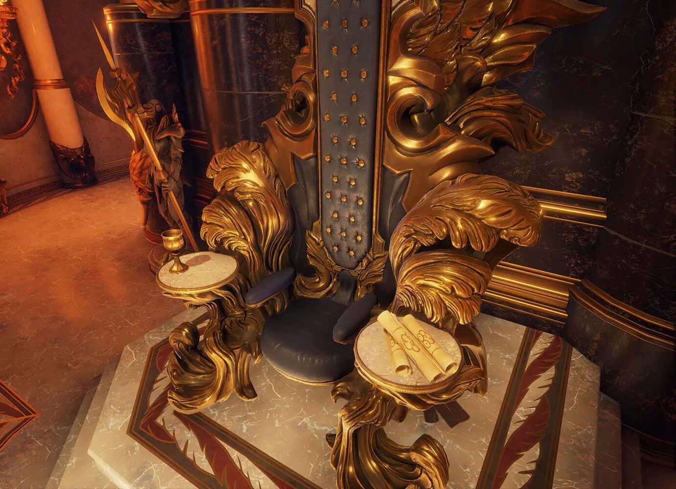 Троны разложения дата выхода. Герцогский трон. Королевский трон Эстетика. Королевский дворец в Турине резной трон. Тронный зал арт фэнтези.
