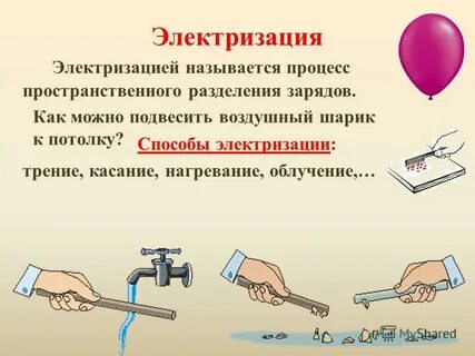 Какие материалы электризуются