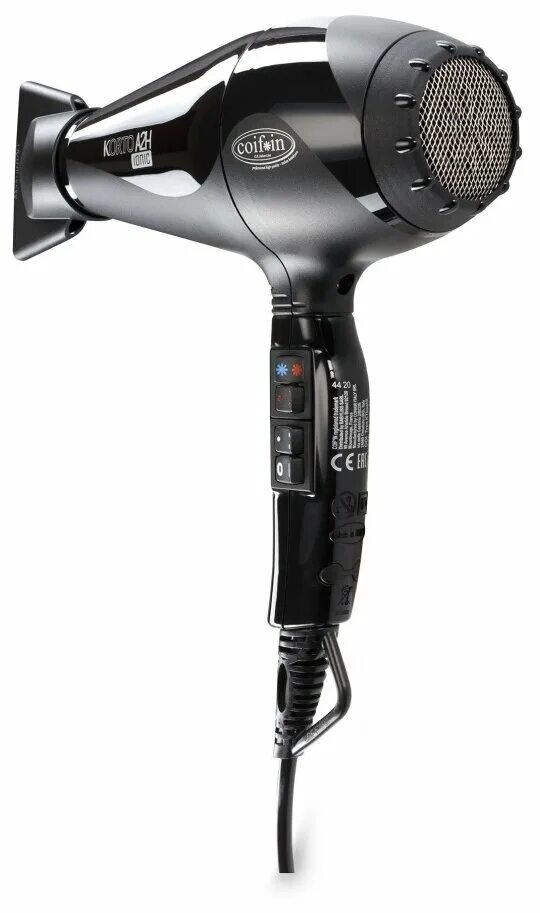 Coifin korto ionic. Фен coif*in ktkaari 2400 вт, 2 насадки, с ионизацией, цвет черный. coifin ek2 r extra korto 2 ionic. фен coifin korto.