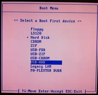 Usb hdd в биосе что это