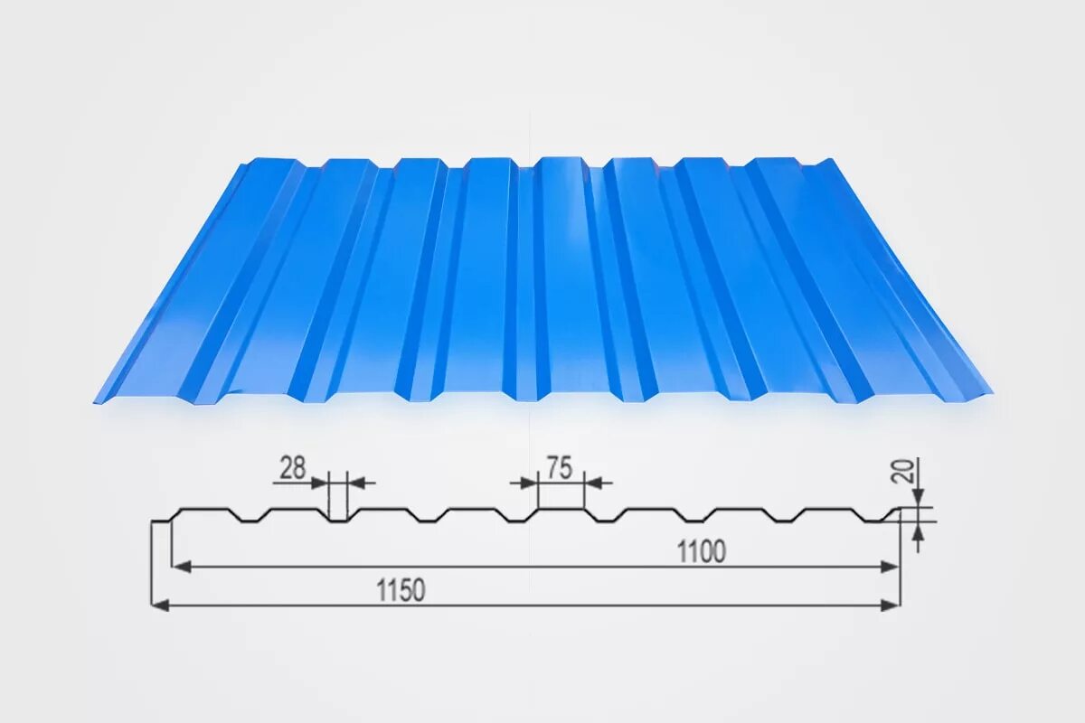 Обрешетка под металлопрофиль с20. Профлист с20 рабочая ширина. Профлист шаг. Шаг обрешетки для профлиста мп 20. Профлист т10.