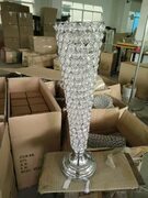 Elegant New Hot Sale Tall Wedding Trumpet Crystal Flower Vase - Buy Trumpet Vase,Trumpet Vase Wedding Decoration,Trumpet Flower