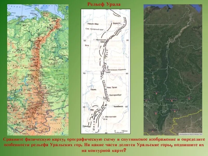 Уральские горы на карте России. Уральские горы на контурной карте Урала. Рельеф Урала физическая карта. Уральские горы физ карта.