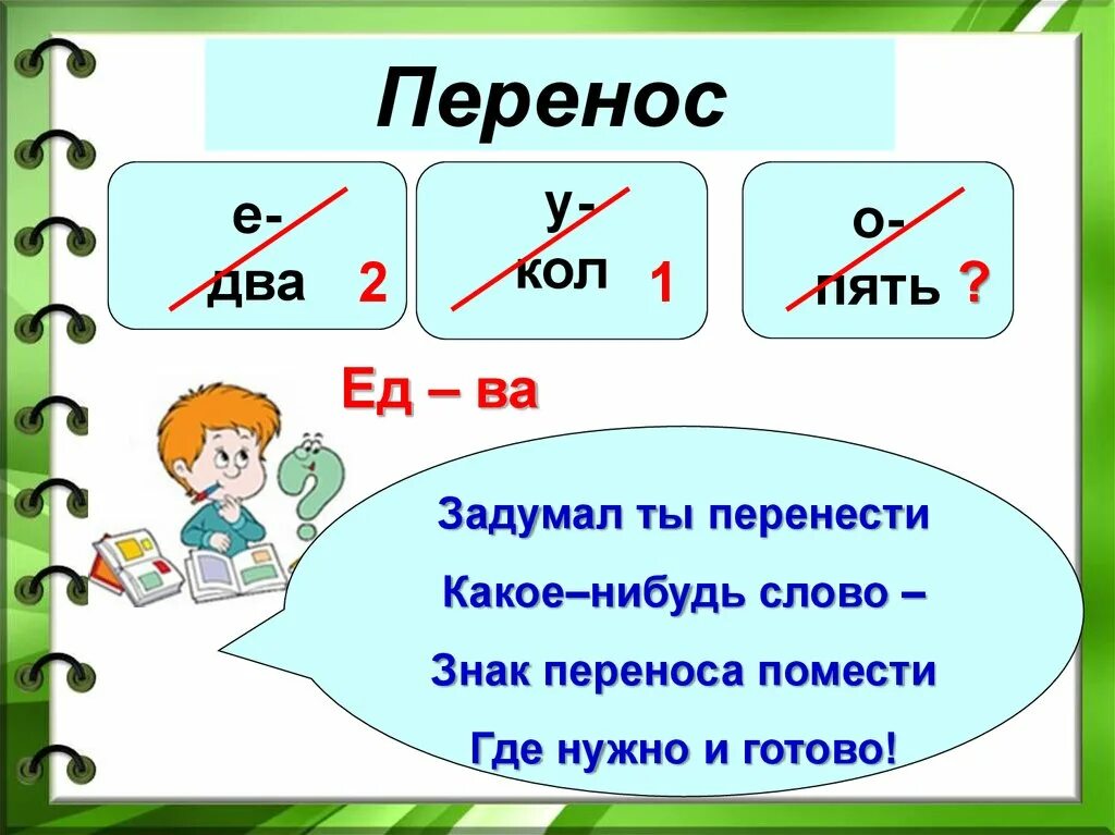 Как перенести слово 2