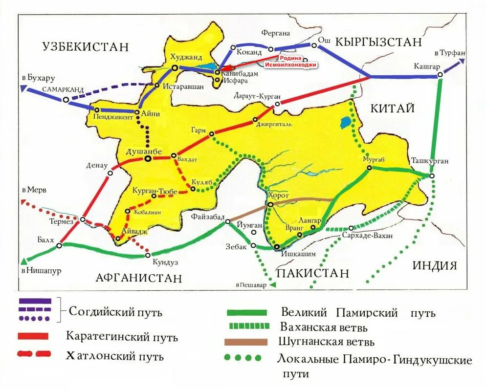 Как можно отправить таджикистан