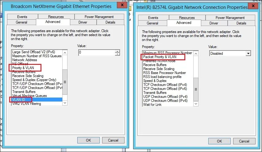 Windows настройка vlan. Vlan как настроить. прописать vlan на сетевой карте. настройки сетевого адаптера. приоритет vlan на сетевой карте настроить.