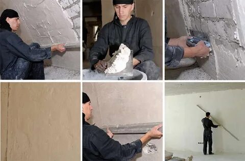 Штукатурка стены пошагово