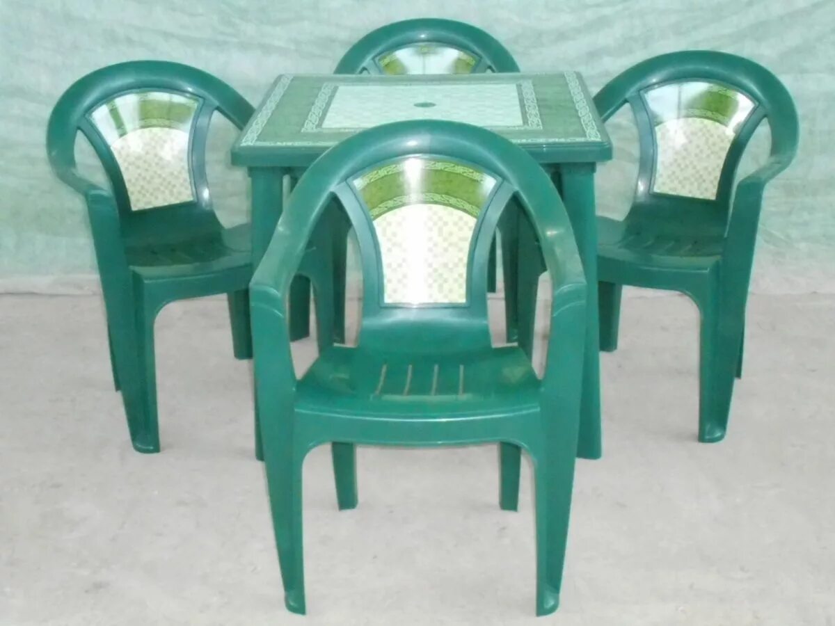 Набор пластиковой мебели. Комплект пластиковой мебели (стол Нирвана + 8 кресел Флинт). Комплект пластиковой мебели (стол Бали квадратный + 4 кресла Ибица). Комплект пластиковой мебели (стол Суматра "Sumatra" 1400х800 + 6 кресел "Ибица"). Кресло малахит м2639.