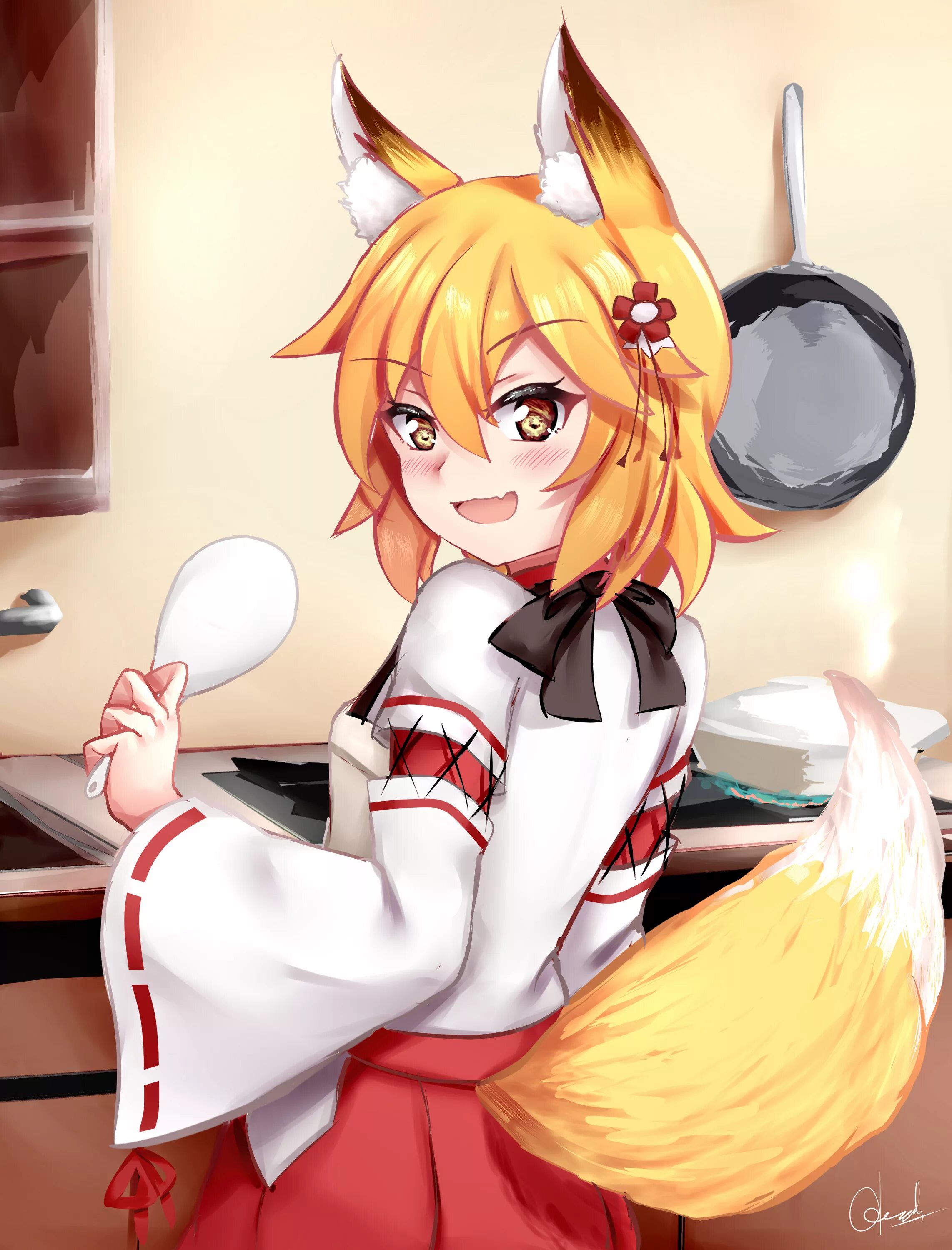 Kitsune senko san. Лисичка Сэнко. Кицунэ сенко.